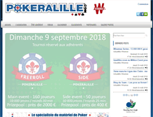 Tablet Screenshot of pokeralille.com